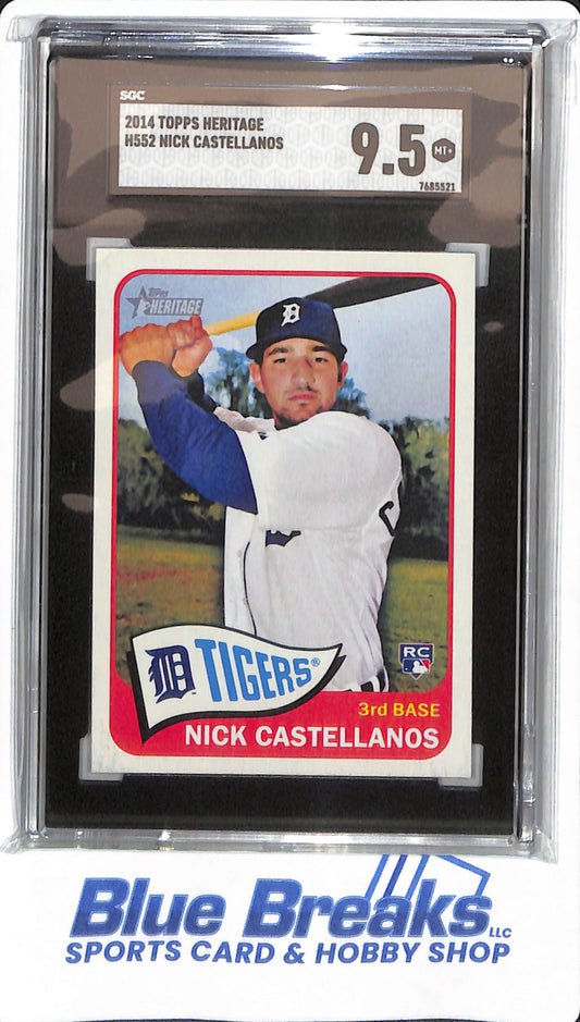 2014 Topps Heritage - Nick Castellanos - #H552 - SGC 9.5 - Detroit Tigers - Baseball