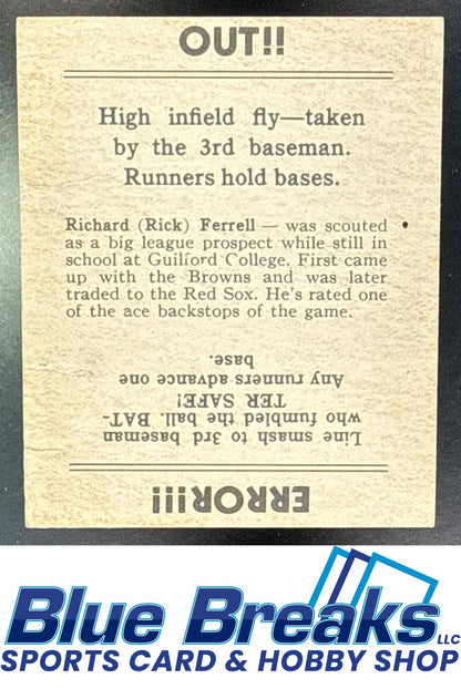 1936 Goudey R322 Rick Ferrell #NNO Boston Red Sox