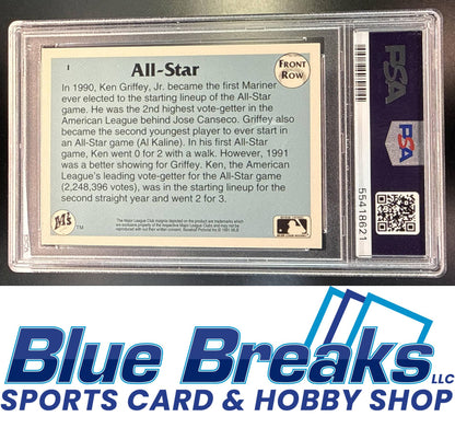 1991 Front Row Ken Griffey Jr. - [RC] #1 PSA 9 Seattle Mariners