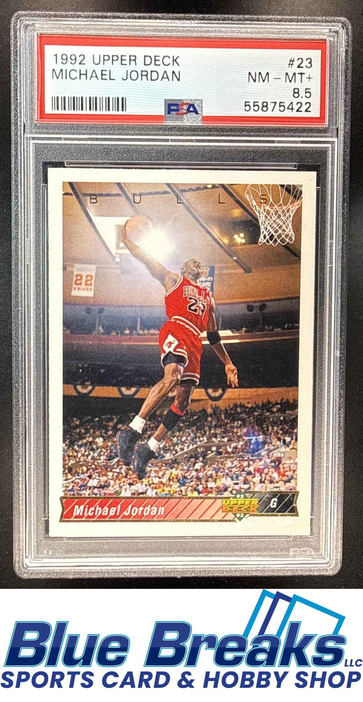 1992-93 Upper Deck Michael Jordan [RC] #23 PSA 8.5 Chicago Bulls