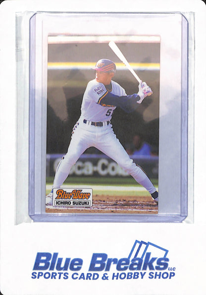 1995 Calbee - Ichiro Suzuki - # 51 - Baseball - Orix Baseball - Blue Wave - Seattle Mariners