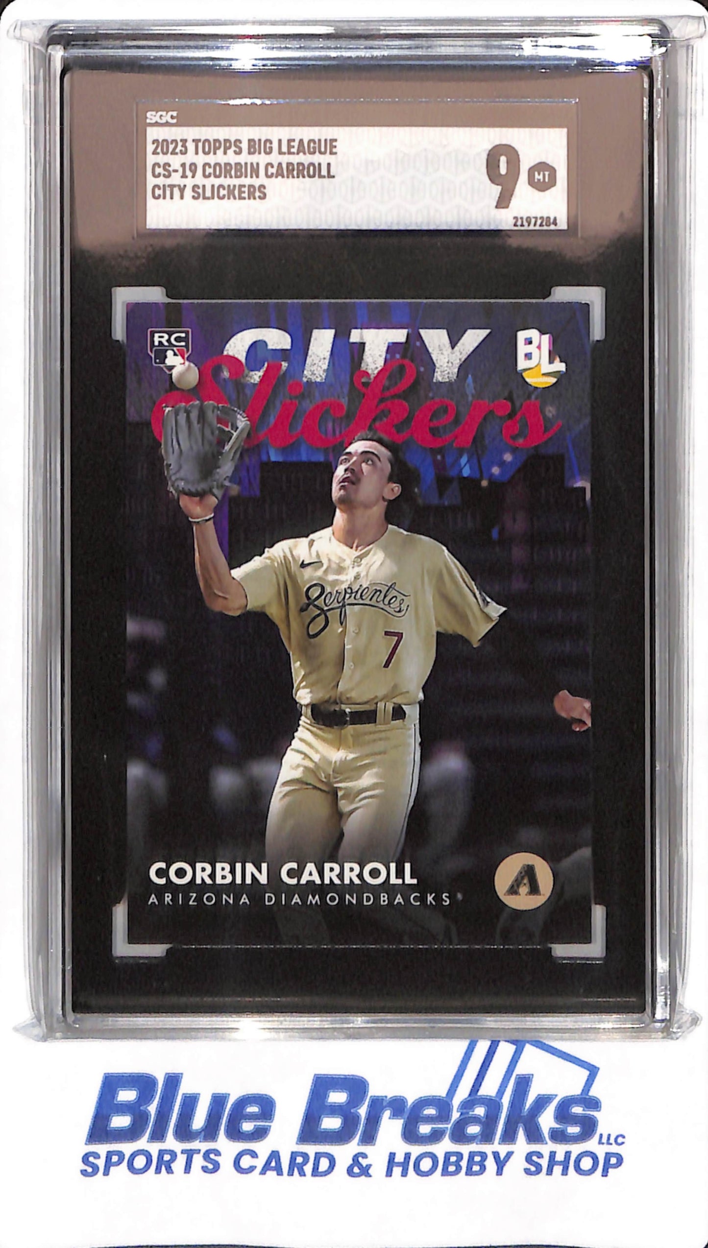 2023 Topps Big League - Corbin Carroll - #CS-19 - SGC 9 - Arizona Diamondbacks - Baseball - City Slickers