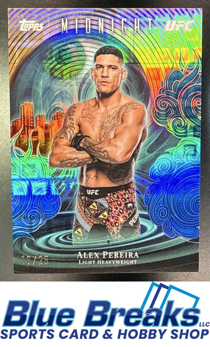 2026 Topps Midnight UFC Insomnia Moonrise Alex Pereira 16/25 #IN-17