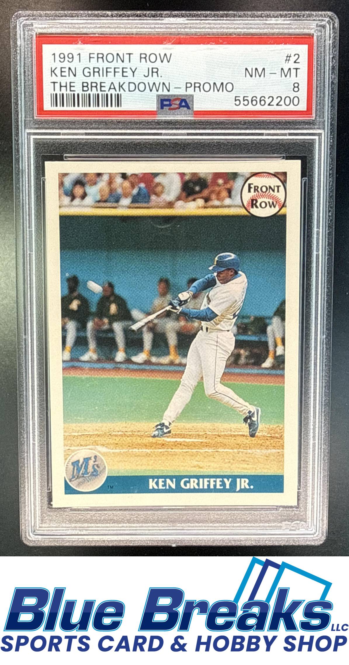1991 Front Row Ken Griffey Jr. #2 Charter Member Promos PSA 8 Seattle Mariners