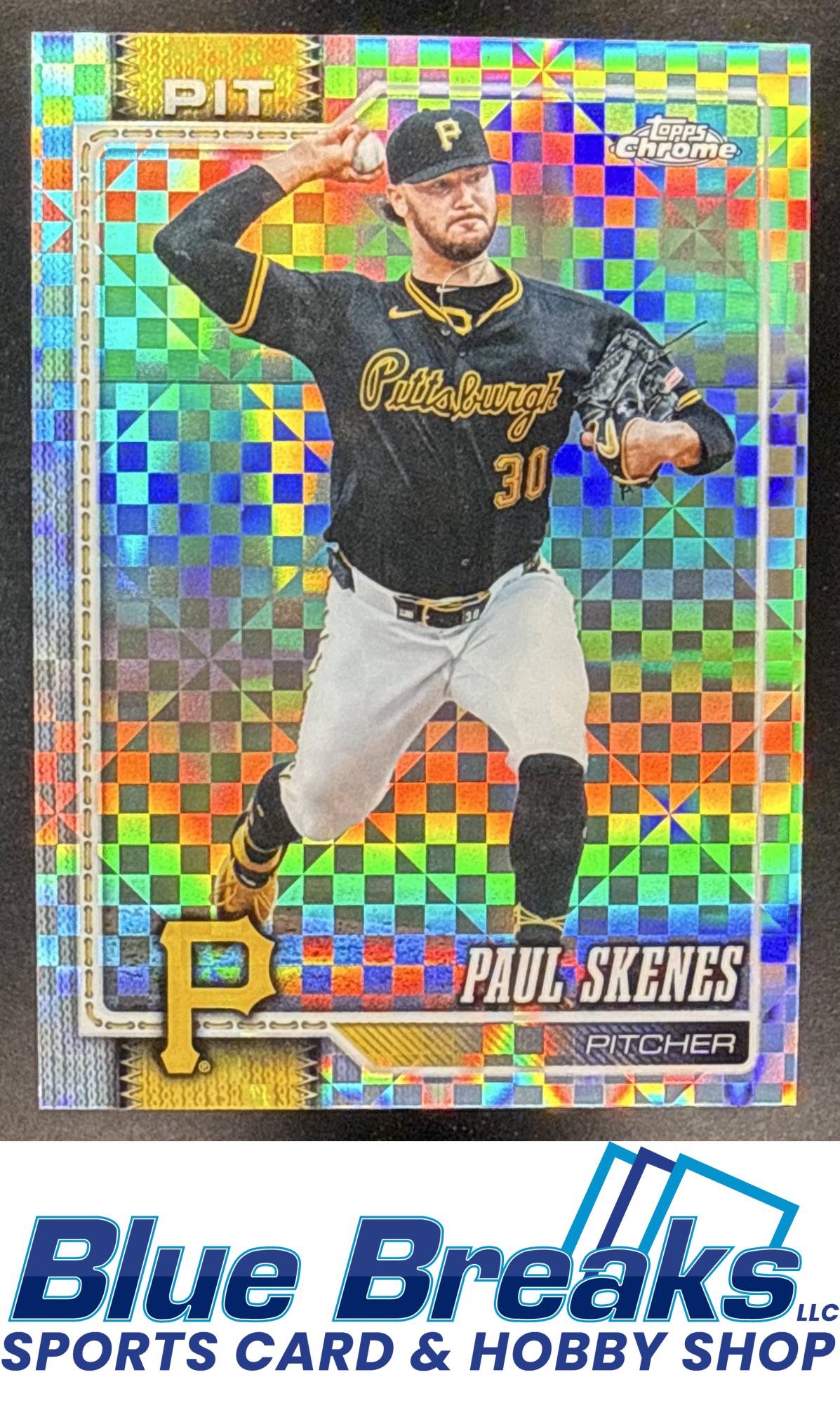 2026 Topps Chrome X-Fractor Paul Skenes [RC] #150 Pittsburgh Pirates