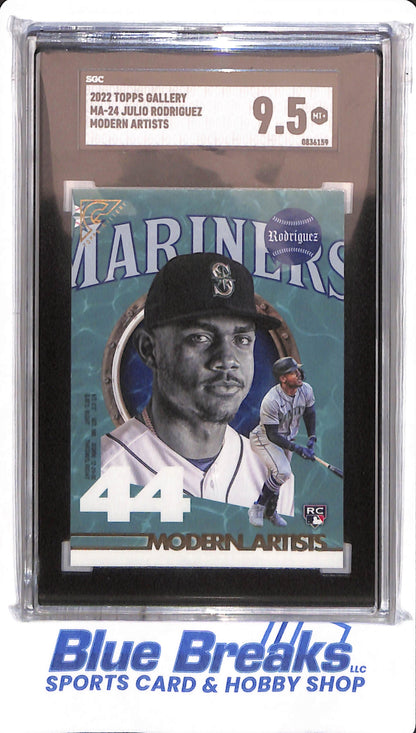 2022 Topps Gallery - Julio Rodriguez - # MA-24 - Seattle Mariners - Baseball - SGC 9.5 - Modern Artists