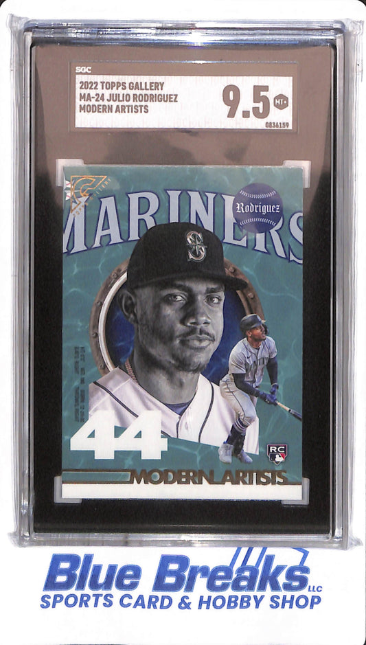 2022 Topps Gallery - Julio Rodriguez - # MA-24 - Seattle Mariners - Baseball - SGC 9.5 - Modern Artists