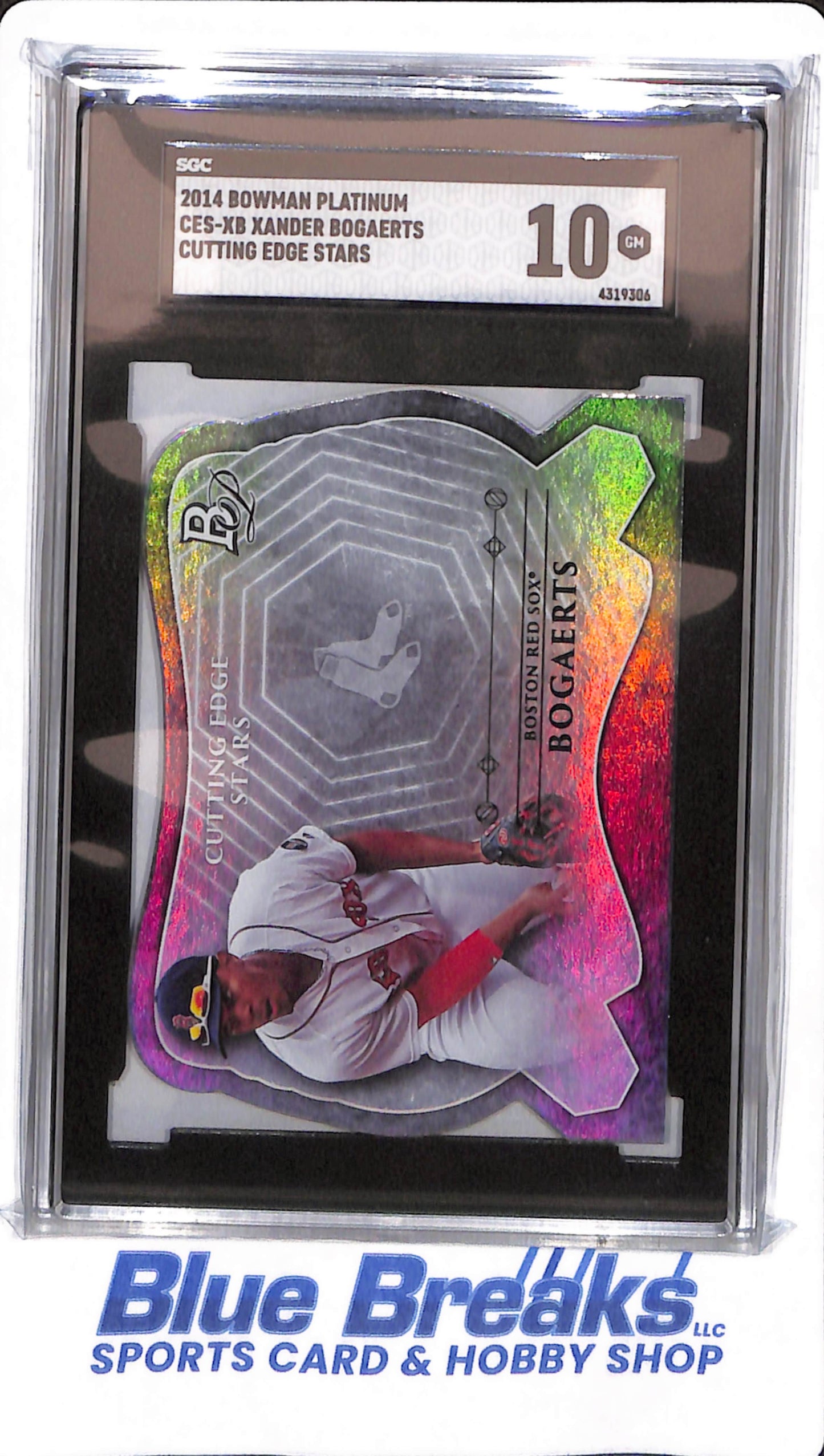 2014 Bowman Platinum - Xander Bogaerts - # CES-XB - Boston Red Sox - Baseball - SGC 10 - Cutting Edge Stars