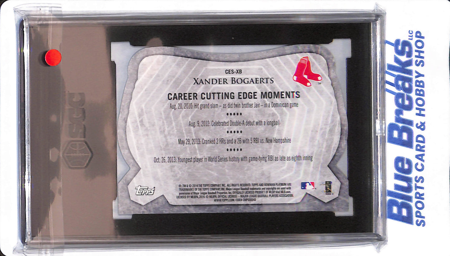 2014 Bowman Platinum - Xander Bogaerts - # CES-XB - Boston Red Sox - Baseball - SGC 10 - Cutting Edge Stars