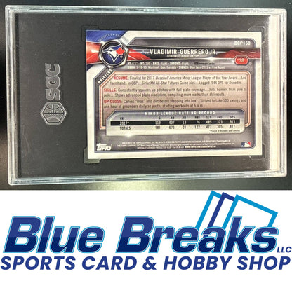2018 Bowman Chrome Prospects Vladimir Guerrero Jr. #BCP150 SGC 8.5 Toronto Blue Jays