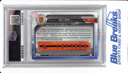 2019 Bowman - Joey Bart - #50 - PSA 10 - San Francisco Giants - Baseball