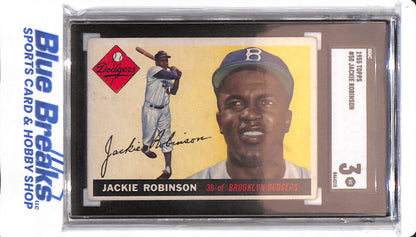 1955 Topps - Jackie Robinson - # 50 - SGC 3 - Brooklyn Dodgers - Baseball