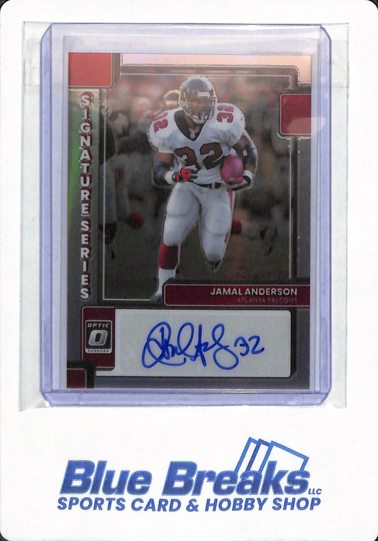 2022 Panini Donruss Optic - Jamal Anderson # SS-JA - Atlanta Falcons - Football - Autographed Signature Series