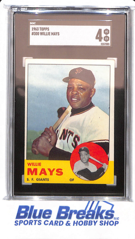 1963 Topps - Willie Mays - # 300 - SGC 4 - San Francisco Giants - Baseball