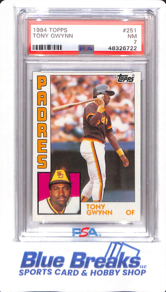 1984 Topps - Tony Gwynn - #251 - PSA 7 - San Diego Padres - Baseball
