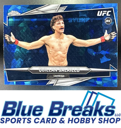2026 Topps Chrome Sapphire UFC Quillan Salkilld #57f RC