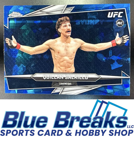 2026 Topps Chrome Sapphire UFC Quillan Salkilld #57f RC