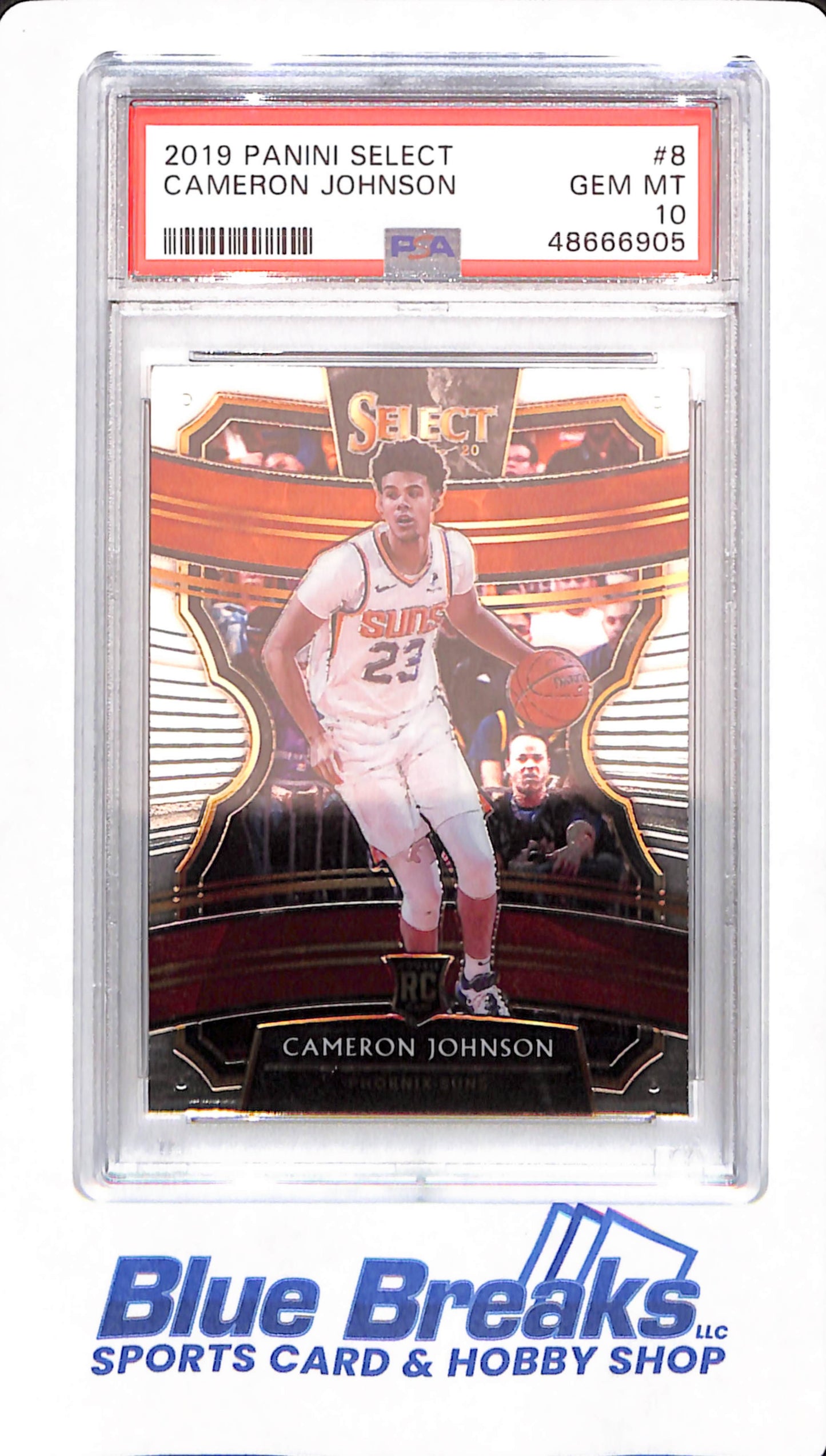 2019 Panini Select - Cameron Johnson - # 8 - PSA 10 - Basketball - Phoenix Suns - Rookie