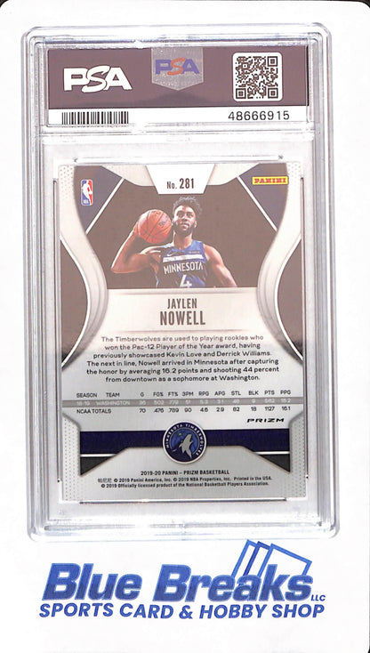 2019 Panini Prizm - Jaylen Nowell - Minnesota Timberwolves - Basketball - # 281 - PSA 10 - Ruby Wave