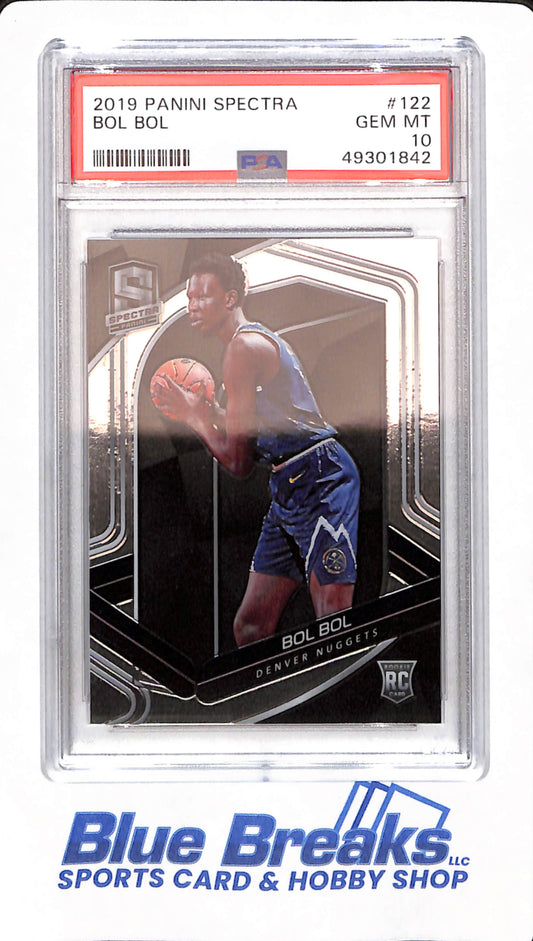 2019 Panini Spectra - Bol Bol - Denver Nuggets - Basketball - # 122 - PSA 10 - Rookie