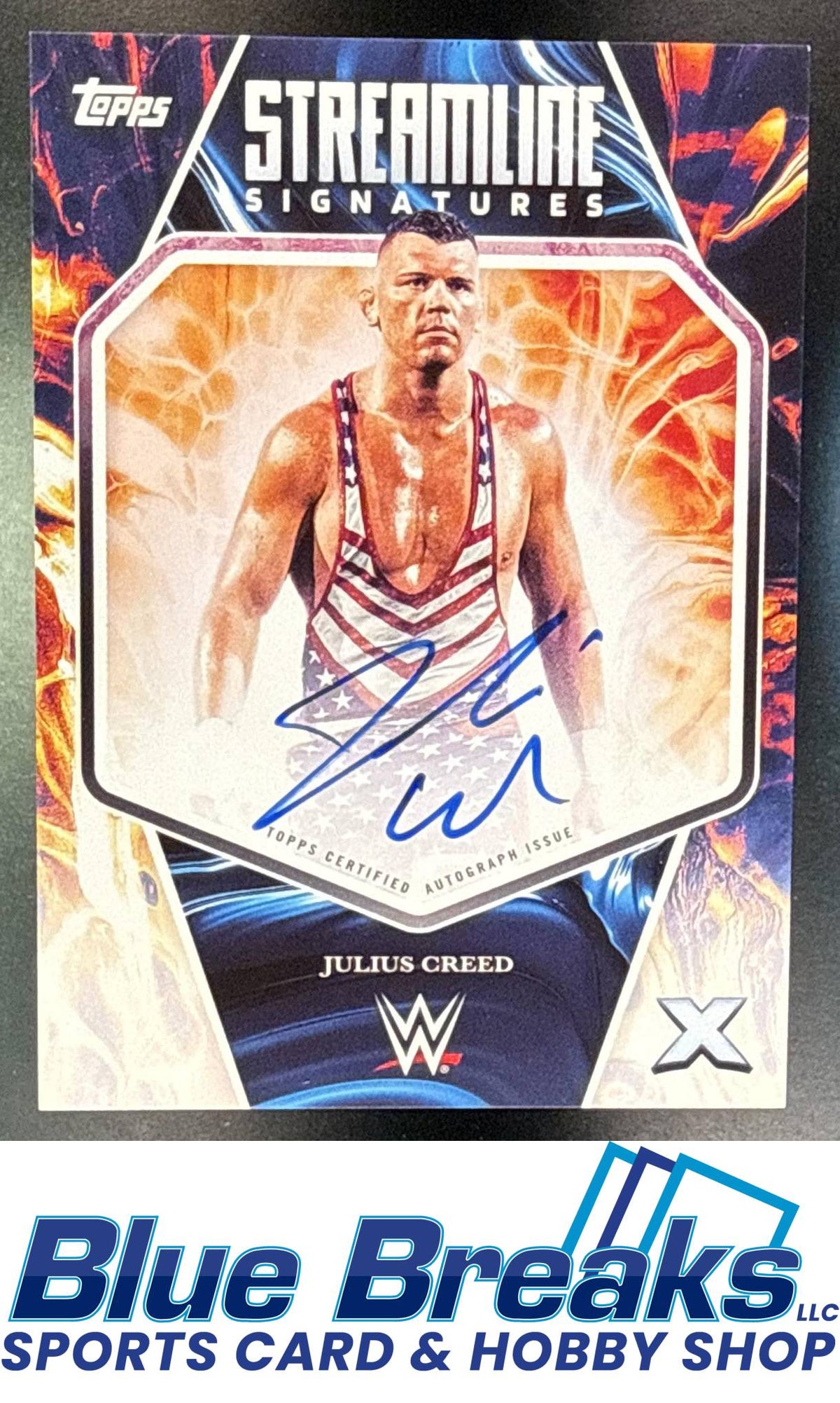 2025 Topps Exalted WWE Streamline Signatures Julius Creed [RC] #STS-JCD Auto