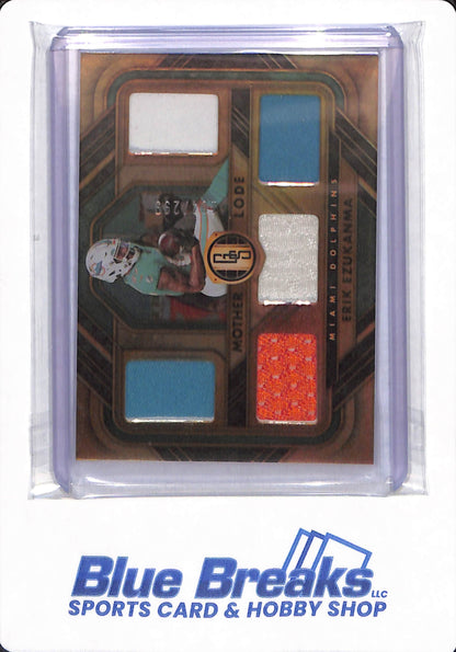 2023 Panini Gold Standard - Erik Ezukanma - # ML-20 - Miami Dolphins - Football - Mother Lode - Relic - 104/299