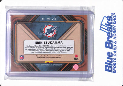 2023 Panini Gold Standard - Erik Ezukanma - # ML-20 - Miami Dolphins - Football - Mother Lode - Relic - 104/299