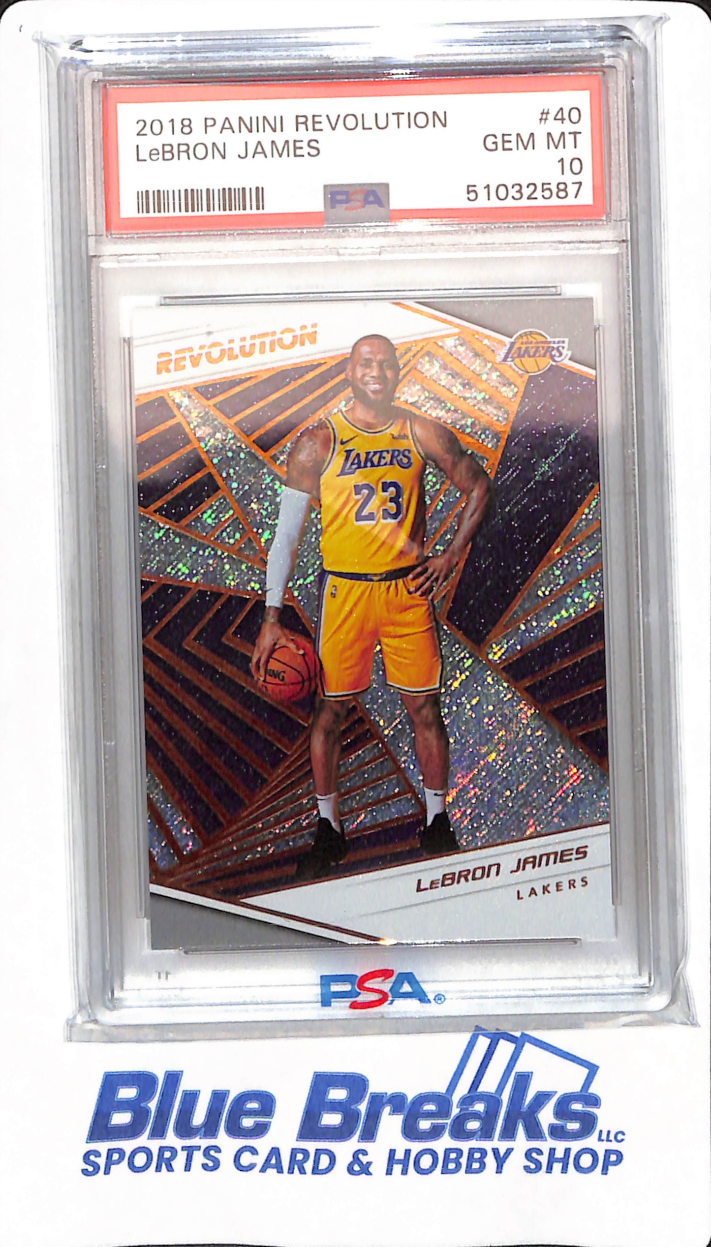 2018 Panini Revolution - LeBron James - # 40 - PSA 10 - Los Angeles Lakers - Basketball