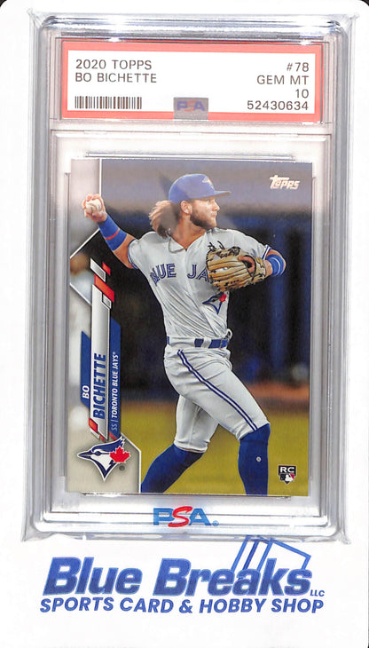2020 Topps - Bo Bichette - # 78 - Toronto Blue Jays - Baseball - PSA 10