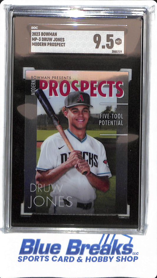 2023 Bowman - Druw Jones - #MP-3 - SGC 9.5 - Arizona Diamondbacks - Baseball - Modern Prospect