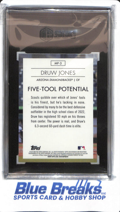 2023 Bowman - Druw Jones - #MP-3 - SGC 9.5 - Arizona Diamondbacks - Baseball - Modern Prospect