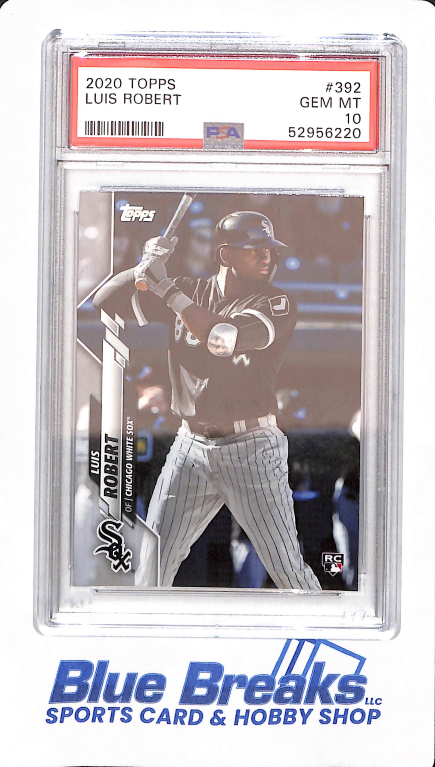 2020 Topps - Luis Robert - PSA 10 - Baseball - # 392 - Rookie - Chicago White Sox