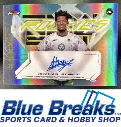 2025 Topps UFC Finest RC Auto Refractor Vinicius Oliveira [RC] #FRA-VO