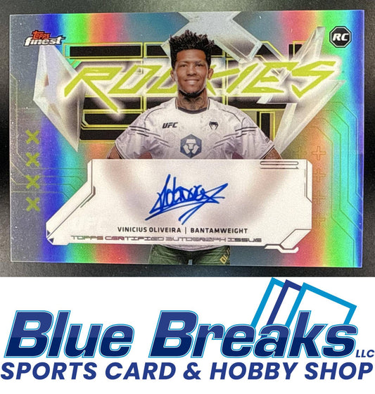 2025 Topps UFC Finest RC Auto Refractor Vinicius Oliveira [RC] #FRA-VO