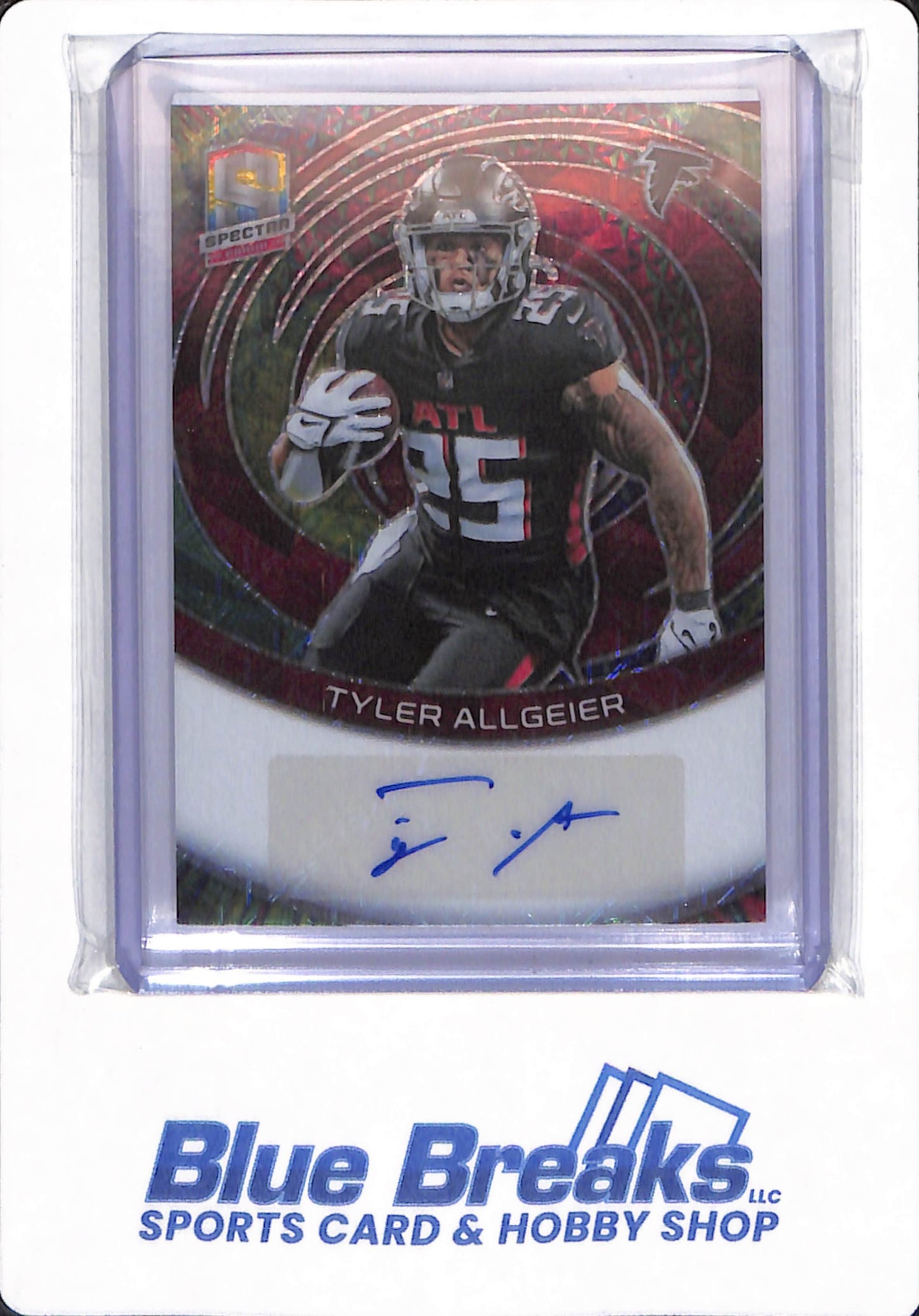 2023 Panini Spectra - Tyler Allgeier - # SIG-TAL - Atlanta Falcons - Football - Autographed - 22/25