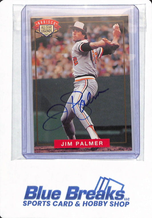 1994 Nabisco - Jim Palmer - Baltimore Orioles - All Star Legends - Baseball - Autographed