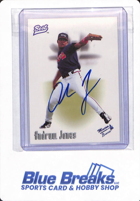 1996 Best - Andruw Jones - Atlanta Braves - Baseball - Autographed