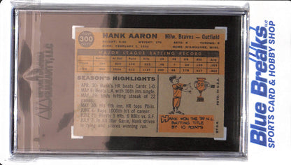 1960 Topps - Hank Aaron - # 300 - SGC 5.5 - Milwaukee Braves - Baseball