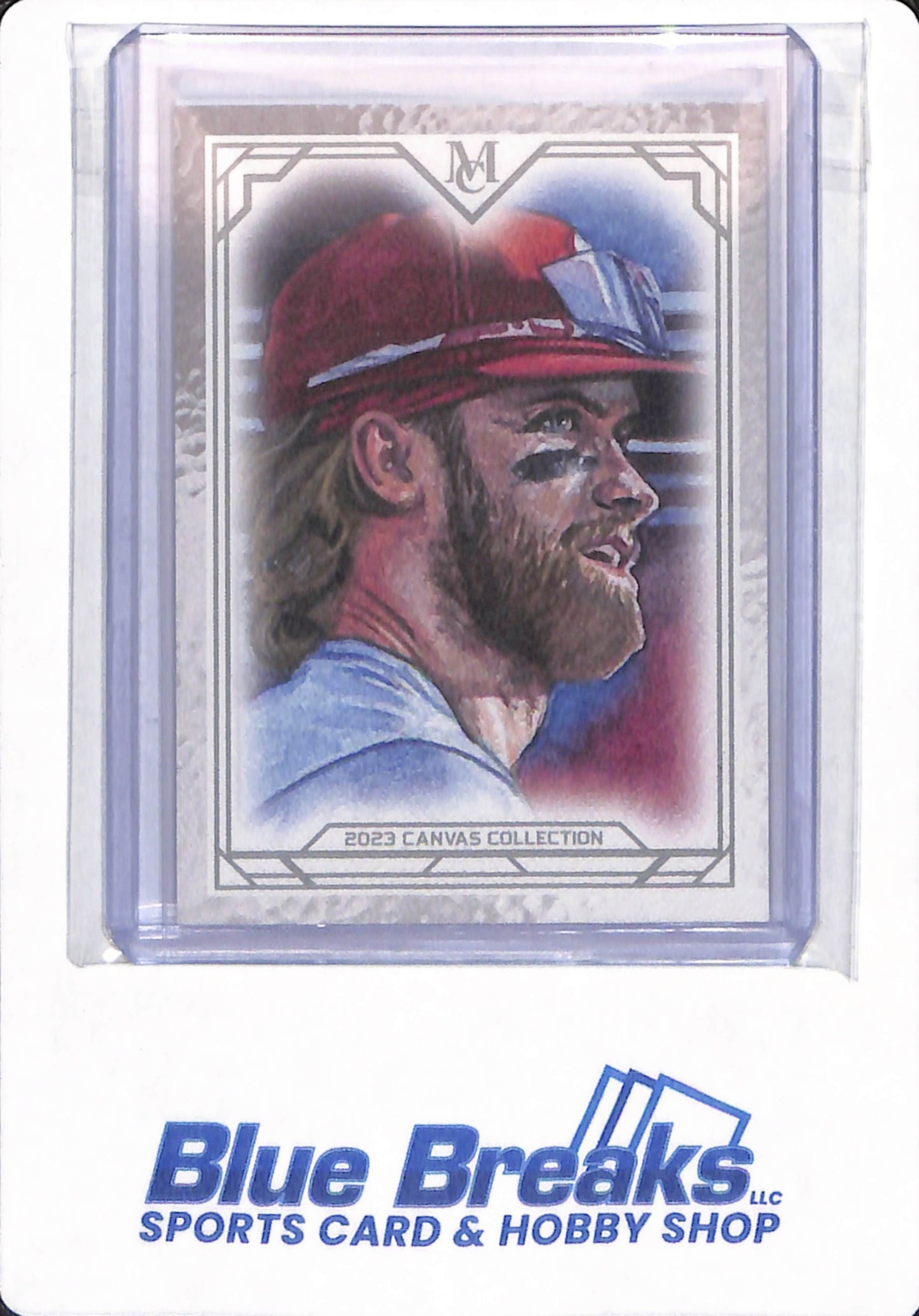 2023 Topps Museum Collection - Bryce Harper - # CCR-45 - Philadelphia Phillies - Baseball - Canvas Collection