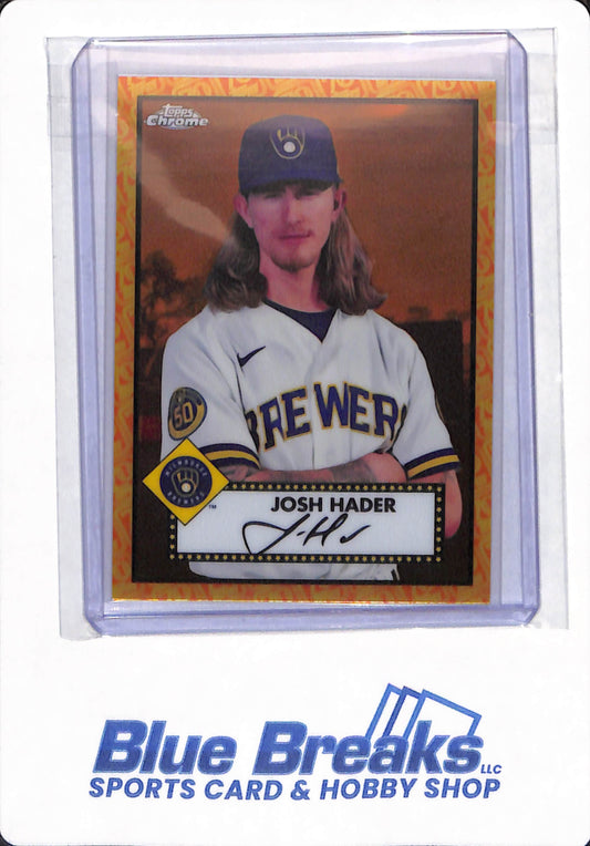 2021 Topps Chrome - Josh Hader - # 284 - Milwaukee Brewers - Baseball - 08/25