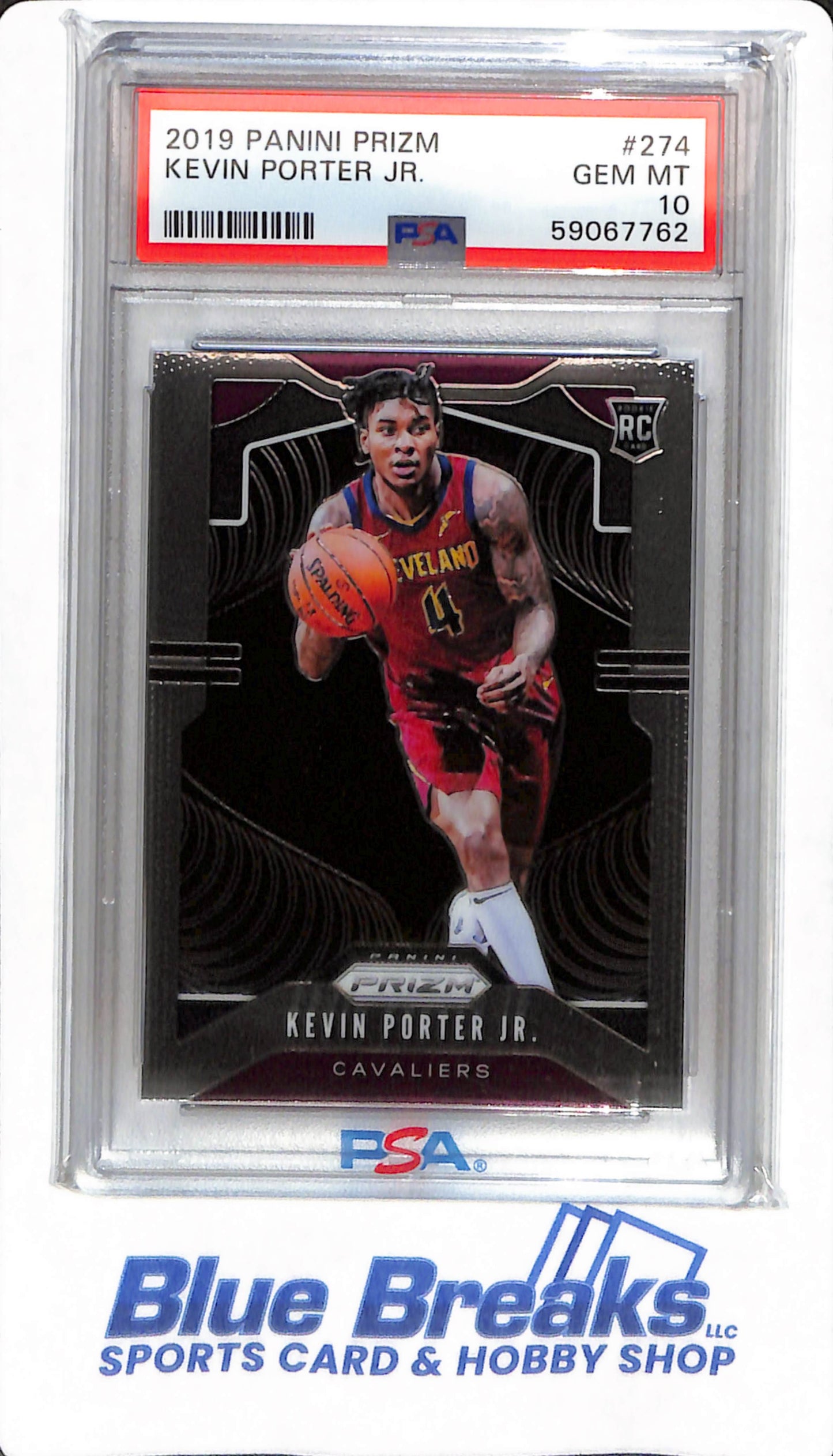 2019 Panini Prizm - Kevin Porter Jr - #274 - PSA 10 - Cleveland Cavaliers - Basketball