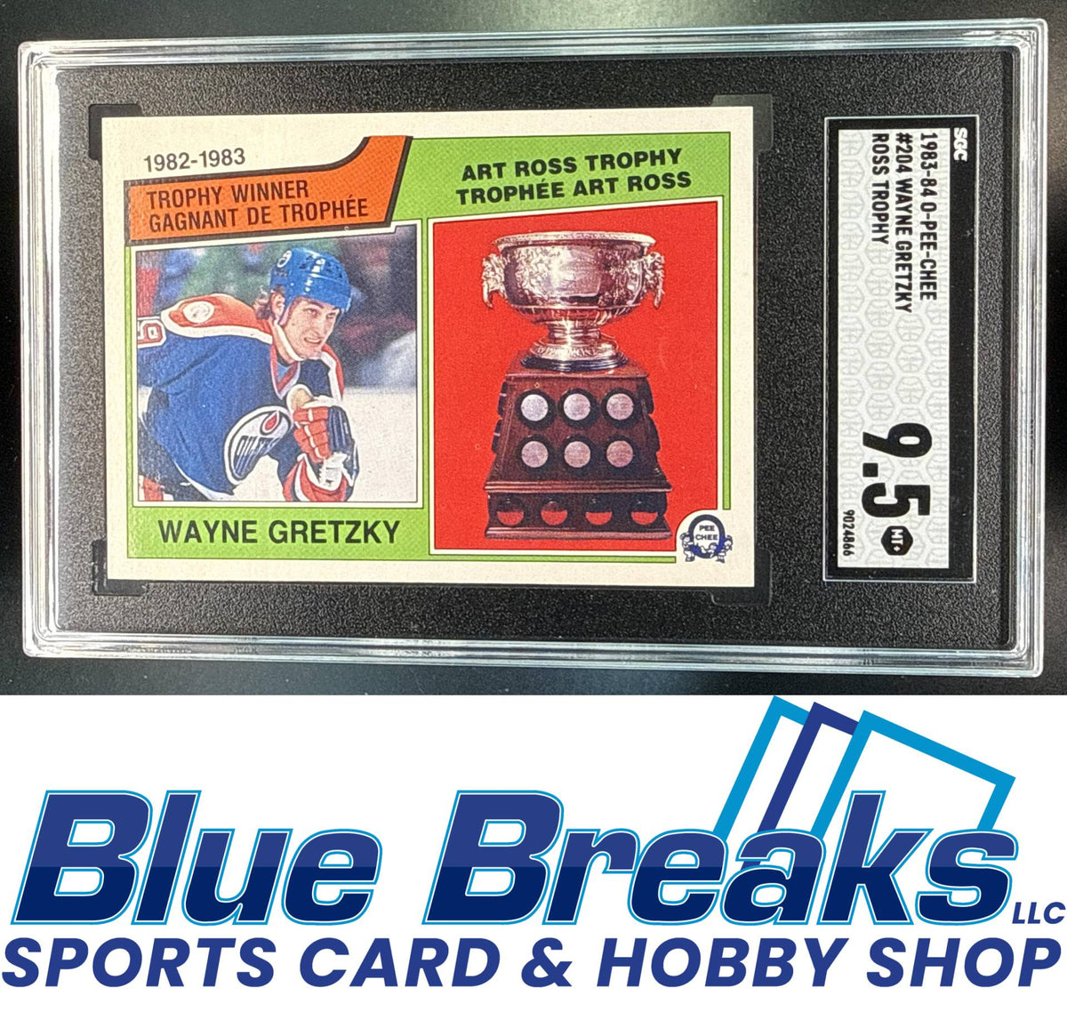1983-84 O-Pee-Chee Wayne Gretzky #204 SGC 9.5 Edmonton Oilers