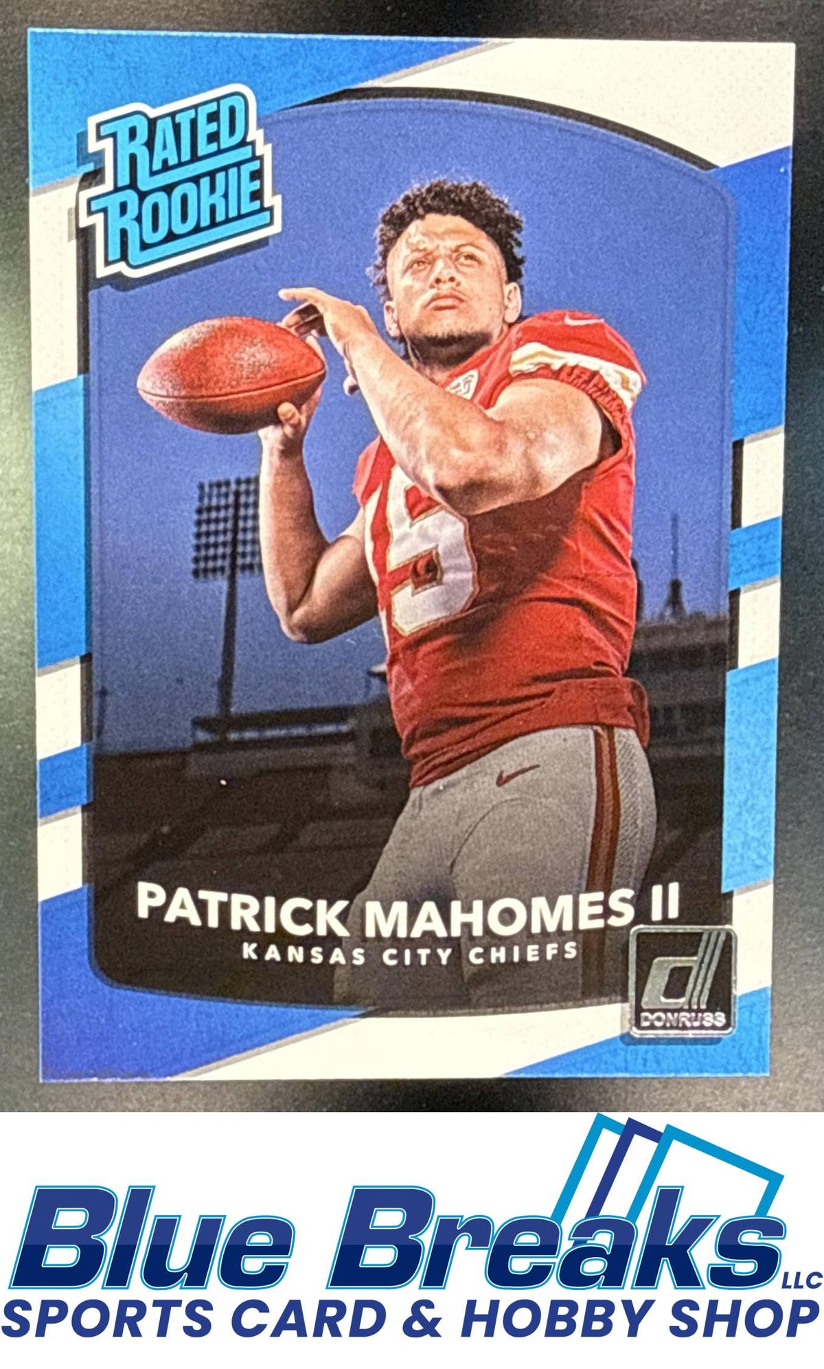 2017 Panini Donruss Patrick Mahomes II [RC] #327 RC Rated Kansas City Chiefs