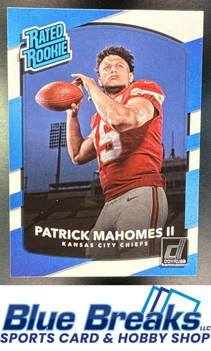 2017 Panini Donruss Patrick Mahomes II [RC] #327 RC Rated Kansas City Chiefs