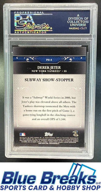 2013 Topps Update Derek Jeter #PH-8 Postseason Heroes PSA 10 New York Yankees