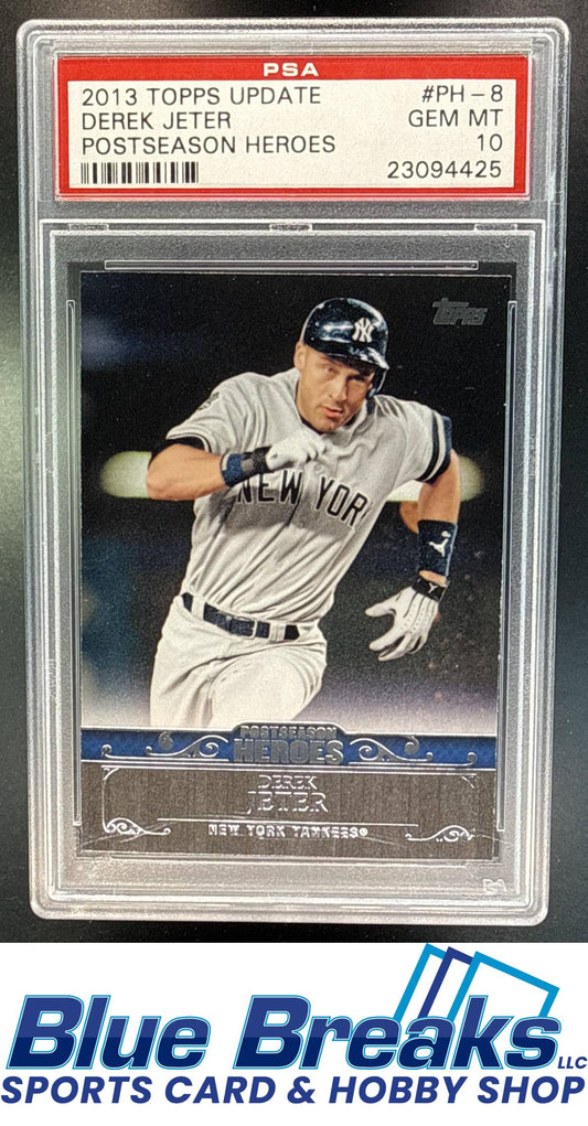 2013 Topps Update Derek Jeter #PH-8 Postseason Heroes PSA 10 New York Yankees