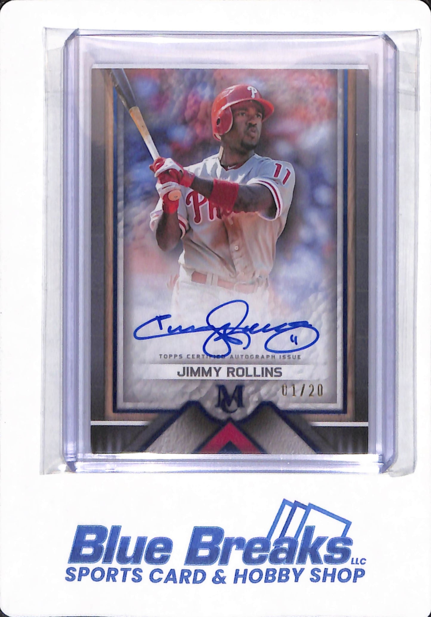 2023 Topps Museum Collection - Jimmy Rollins - # AA-JRO - Philadelphia Phillies - Baseball - Autographed - 01/20