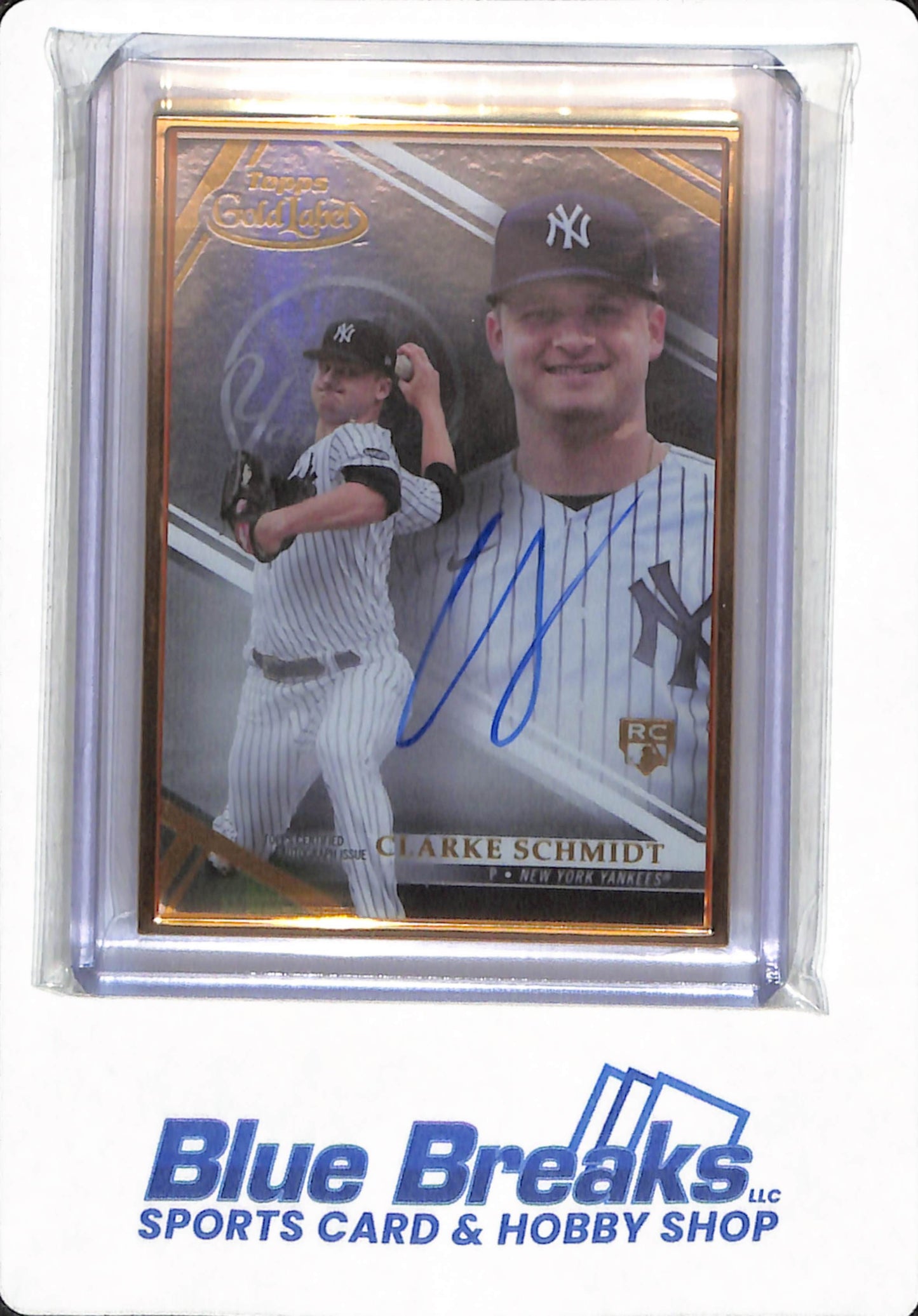 2021 Topps Gold Label - Clarke Schmidt - #FA-CS - New York Yankees - Baseball - Autographed