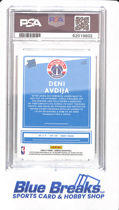 2020 Panini Donruss - Deni Avdija - Basketball - # 205 - PSA 10 - Washington Wizards - Choice