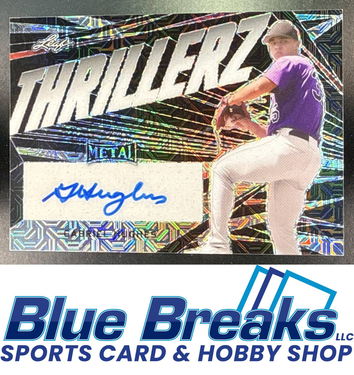 2022 Leaf Metal Thrillerz Auto Gabriel Hughes #TH-GH1 Colorado Rockies